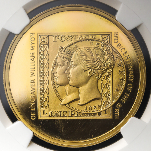 GREAT BRITAIN Elizabeth II エリザベス2世(1952~) AV Medal 1995 NGC-Medal PF68 Ultra Cameo Proof
