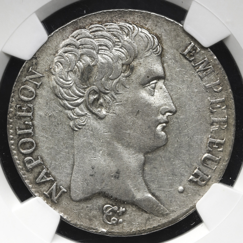 FRANCE Napoleon I ナポレオン1世(1802~15) 5Francs AN13(1804/5)A NGC-XF45 VF/EF