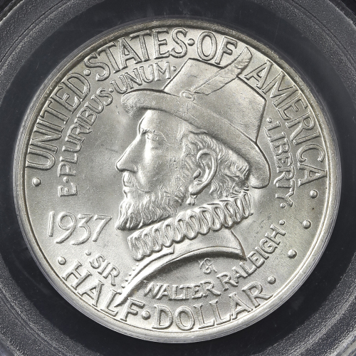 USA アメリカ合众国 50Cents 1937  PCGS-MS65 UNC+/FDC