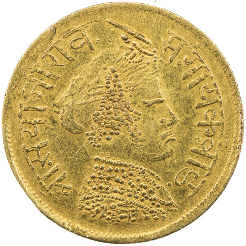 India - Princely States，BARODA: Sayaji Rao III, 1875-1938, AV 1/6 mohur (1.12g), VS1959, Y-37, EF to
