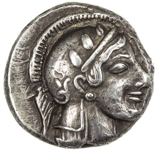 Ancient - Greek，ATTICA: Anonymous, 449-413 BC, AR drachm (4.29g), Athens, cf. Svoronos-33, head of A