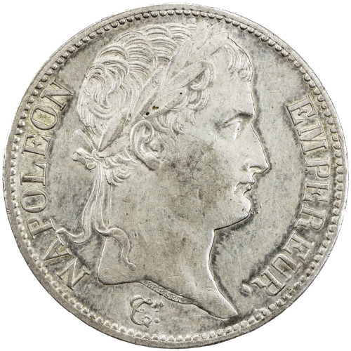 World Coins - Europe，FRANCE: Napoleon I, Emperor, 1804-1815, AR 5 francs, 1811-A, KM-694.1, Dav-85, 