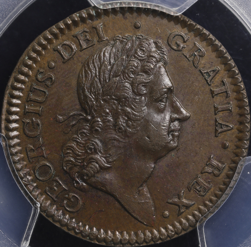 IRELAND アイ儿ランド 1/2Penny 1723 PCGS-MS64BN UNC