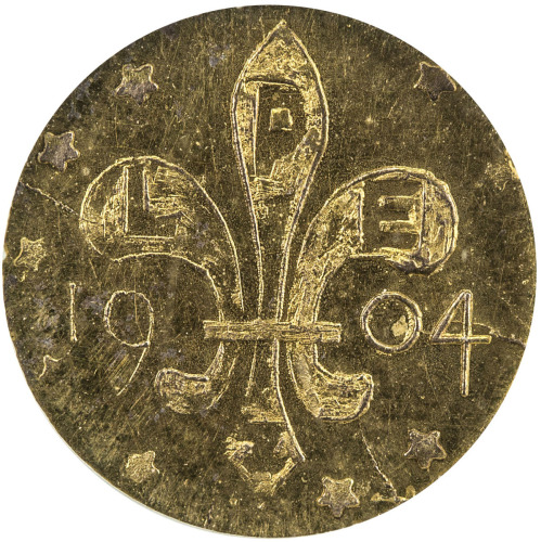 US Coins, Tokens & Medals，UNITED STATES:1904, gold ¼ dollar, H-61-310, NGC graded MS65, Louisiana Pu