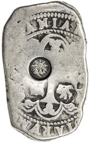 World Coins - The Americas，GUATEMALA: AR 8 reales (25.59g), ND, KM-105.2, with type II Guatemala cou