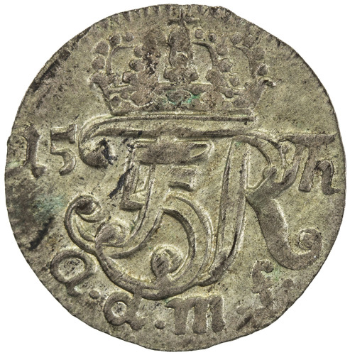 World Coins - Europe，OLDENBURG: Friedrich V of Denmark, 1746-1766, AR 3 pfennig (0.73g), 1762-IHM, K