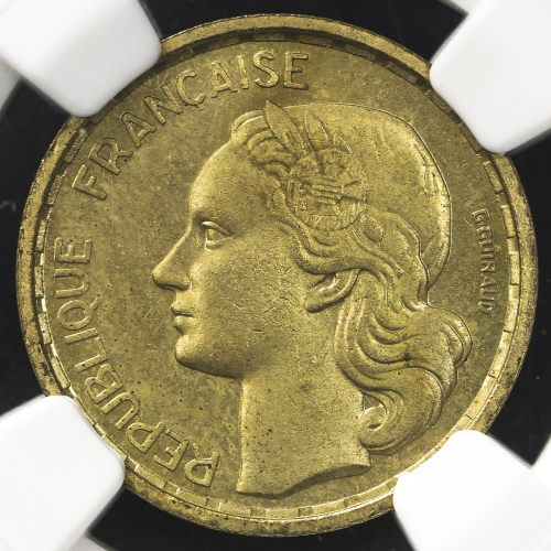 FRANCE 4th Rep 第四共和政(1946~1958) Essai 10Francs,20Francs(×5),50Francs 7种セット 1950 オリジナ儿ケース付 with origi