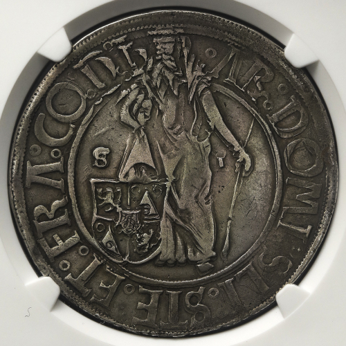 AUSTRIA Schlick シュリック Taler ND(1517前后) NGC-VF35 VF