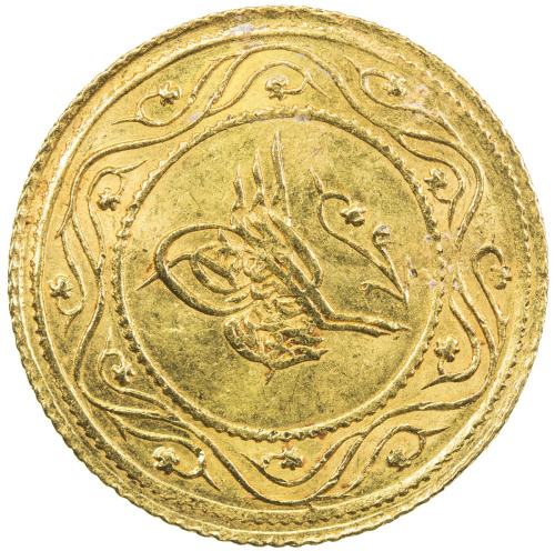 Islamic - Ottoman Empire，TURKEY: Mahmud II, 1808-1839, AV 2 rumi altin (4.82g), Kostantiniye, AH1223