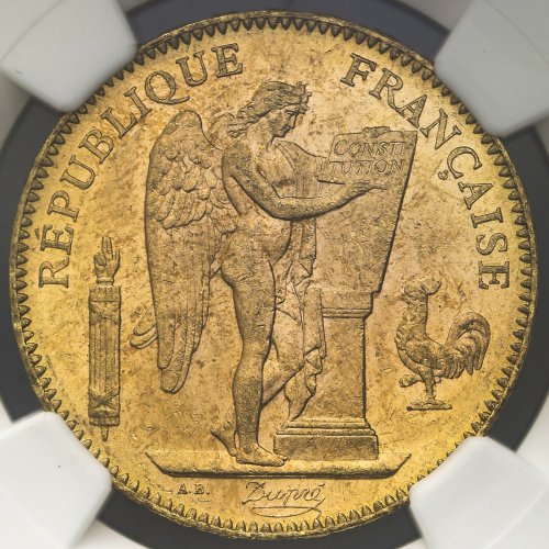 FRANCE 3rd Rep 第三共和政(1870~1940) 50Francs 1904A NGC-MS62 AU/UNC