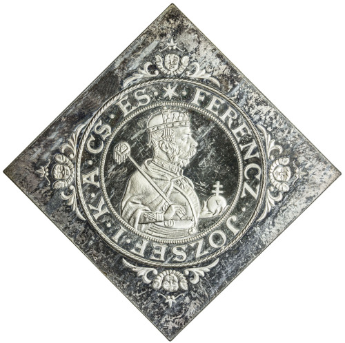 World Coins - Europe，HUNGARY: Ferenc József, 1848-1916, AR thaler, 1896-KB, KM-X14, 75mm, 1000th Yea