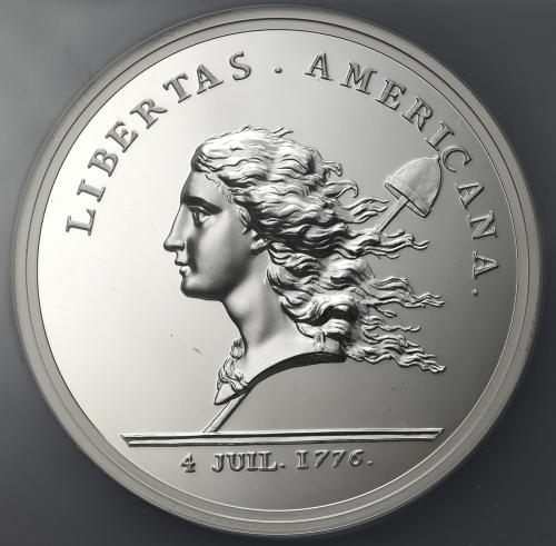 FRANCE 5th Rep 第五共和政(1958~) Restrike AR Medal ND(2014) NGC-PF69 Ultra Cameo Proof