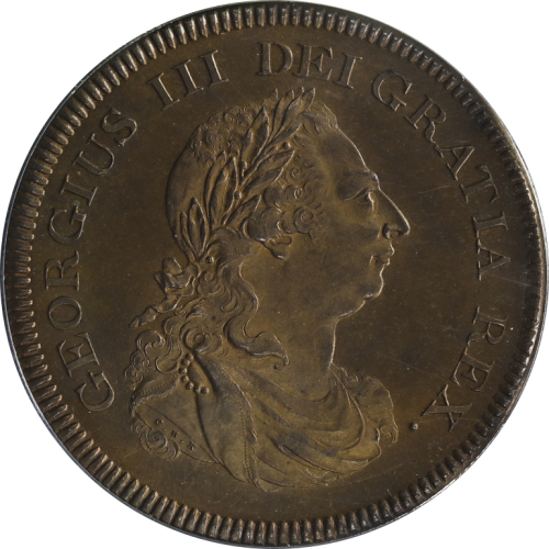 GREAT BRITAIN George III ジョージ3世(1760~1820) Bank Token Dollar in Copper 1804 PCGS-PR65BN Proof UNC~FD