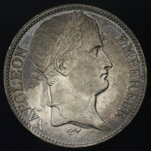 FRANCE Napoleon I ナポレオン1世(1802~15) 5Francs 1810A EF