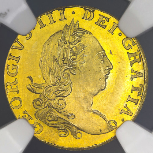 GREAT BRITAIN George III ジョージ3世(1760~1820) Pattern 1/3Guinea 1776 NGC-PF65 Proof -FDC
