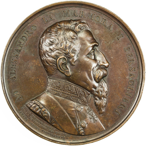 World Coins - Europe，ITALY: AE medal, 1886, Wurzbach-4831, 65mm bronze medal by Speranza, for the 50