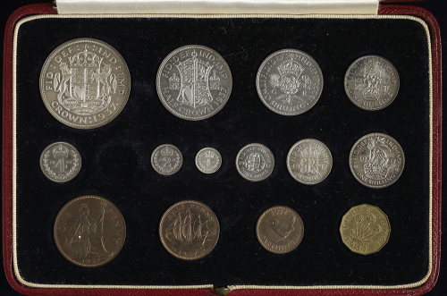 GREAT BRITAIN George VI ジョージ6世(1936~52) Proof Set 1937 オリジナ儿ケース付 with original case Proof UNC