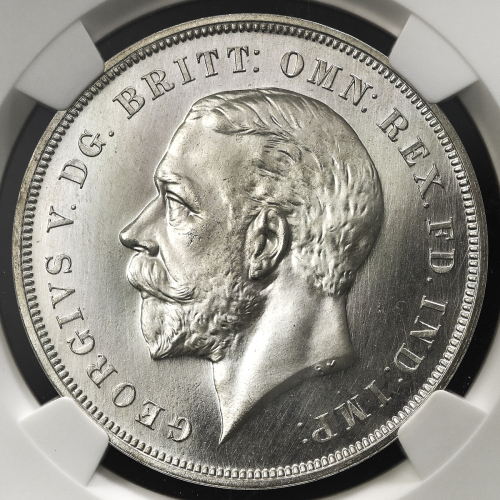 GREAT BRITAIN George V ジョージ5世(1910~36) Crown 1935 NGC-PF65 Proof UNC/FDC
