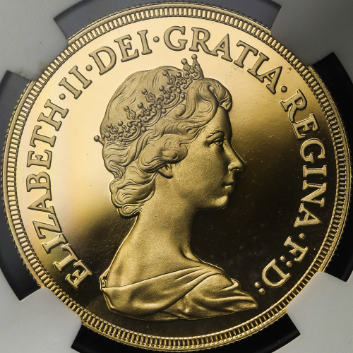 GREAT BRITAIN Elizabeth II エリザベス2世(1952~) 5Pounds 1980 NGC-PF68 Ultra Cameo Proof