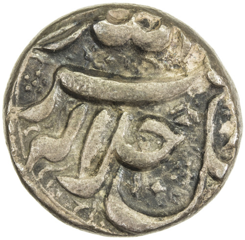 India - Mughal Empire，MUGHAL: Akbar I, 1556-1605, AR rupee (11.42g), NM, IE84, KM-91.1, month of Khu