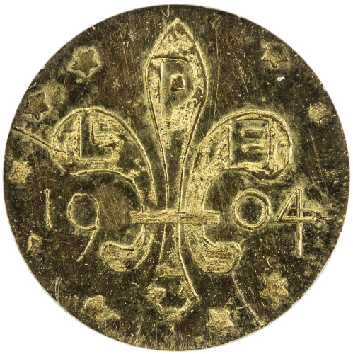 US Coins, Tokens & Medals，UNITED STATES:1904, gold ¼ dollar, H-61-310, NGC graded MS66, Louisiana Pu