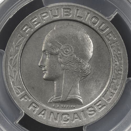 FRANCE 3rd Rep 第三共和政(1870~1940) Essai 5Francs  1933 PCGS-SP65 见本打 UNC/FDC