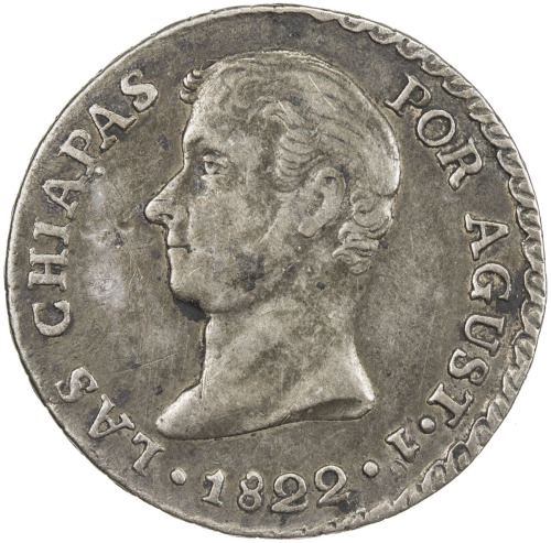 World Coins - The Americas，MEXICO: Augustin I Iturbide, 1822-1823, AR proclamation medalet (3.34g), 