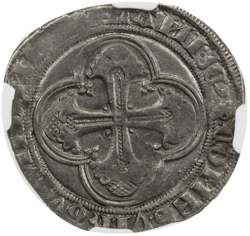 World Coins - Europe，VERONA: Gian Galeazzo Visconti, 1387-1402, AR pegione da 1½ soldi, Biaggi-2982,