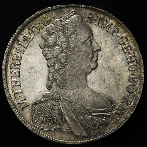HOUSE OF HABSBURG Maria Theresia マリア・テレジア(1740~80) Taler 1765 cleaned,light adjustment 軽いアジャストメントマーク