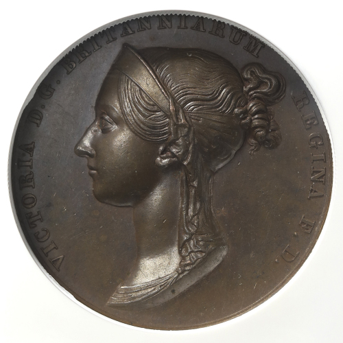 GREAT BRITAIN Victoria ヴィクトリア(1837~1901) AE Medal 1838  NGC-MS63BN UNC