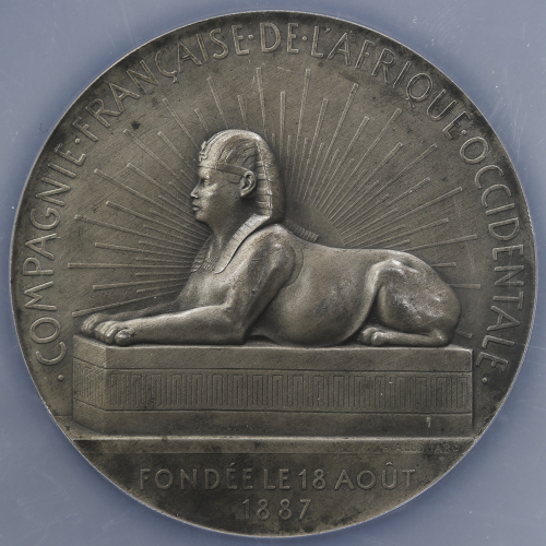 FRANCE 3rd Rep 第三共和政(1870~1940) AR Medal 1929  NGC-MS62 AU~UNC