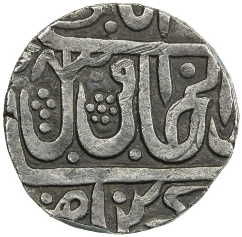 India - Princely States，GWALIOR: SABALGARH: Daulat Rao, 1794-1827, AR rupee (10.73g), AH(11)98 year 