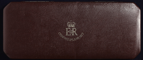 GREAT BRITAIN Elizabeth II エリザベス2世(1952~) Proof Set 1953  オリジナ儿ケース入り with original case Proof UNC