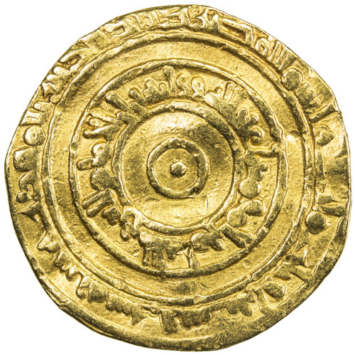 Islamic - Spain & North Africa，FATIMID: al-Aziz, 975-996, AV dinar (3.98g), al-Mahdiya, AH366, A-703