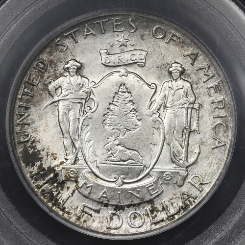 USA アメリカ合众国 50Cents 1920   PCGS-Genuine“Cleaned“ 洗浄 EF+