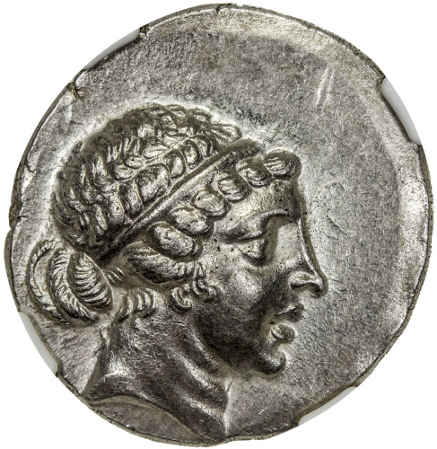 Ancient - Greek，AEOLIA: AR tetradrachm (16.51g), ca. mid-2nd century BC, bust of Amazon Cyme right ,