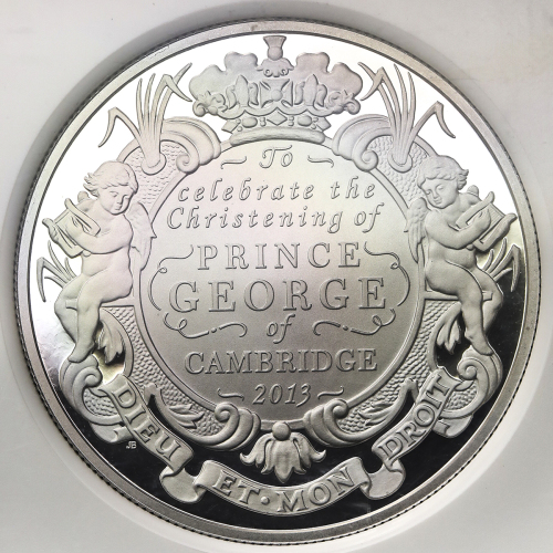 GREAT BRITAIN Elizabeth II エリザベス2世(1952~) Piefort 5Pounds 2013 NGC-PF69 Ultra Cameo Proof