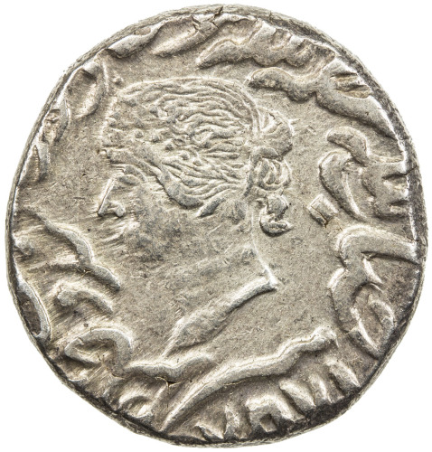 India - Princely States，BHARATPUR: Jaswant Singh, 1853-1893, AR rupee (11.11g), Braj Indrapur, 1858,