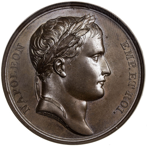 World Coins - Europe，FRANCE: Napoelon I, Emperor, 1804-1814, AE medal, Paris mint, 1807, Julius-1744
