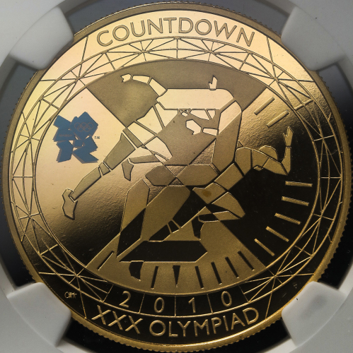 GREAT BRITAIN Elizabeth II エリザベス2世(1952~) 5Pounds in Gold 2010 NGC-PF69 Ultra Cameo Proof