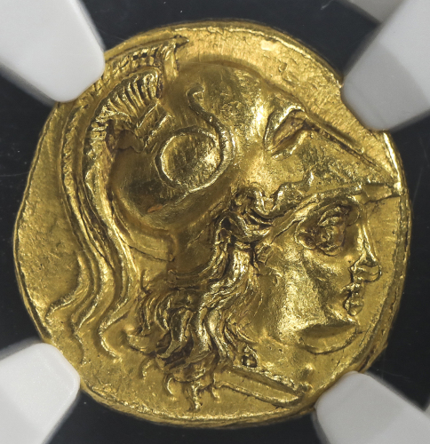 Kingdom of Macedon マケドニア王国 AV Stater Philip III フィリッポス3世 323~317BC NGC-Ch.AU“Strike4/5 Surface4/5 di