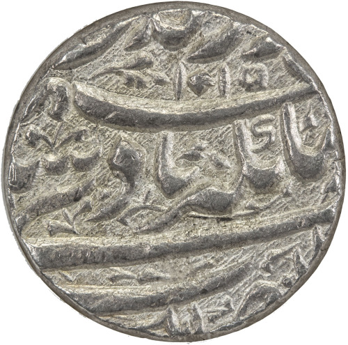 India - Mughal Empire，MUGHAL: Jahangir, 1605-1628, AR rupee, Elichpur, AH1015, KM-141.5, mint name a