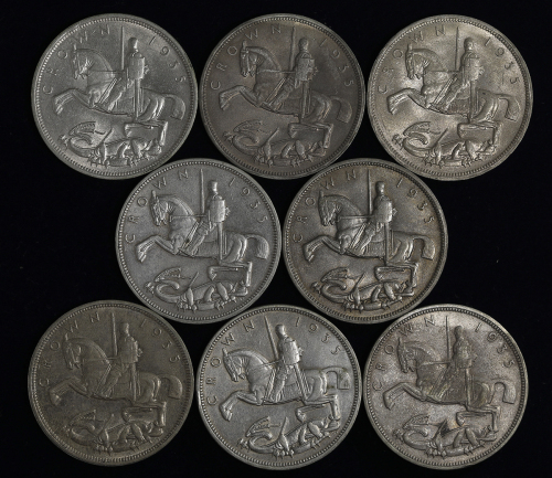 GREAT BRITAIN George V ジョージ5世(1910~36) Crown 1935 返品不可 要下见 Sold as is No returns EF~UNC