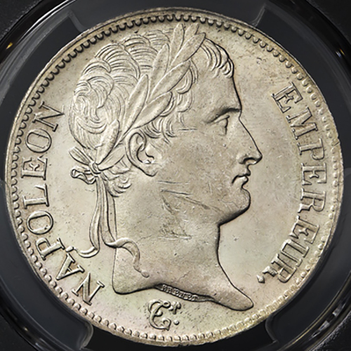 FRANCE Napoleon I ナポレオン1世(1802~15) 5Francs 1811A PCGS-UNC Details“Scratch“ 小伤あり AU
