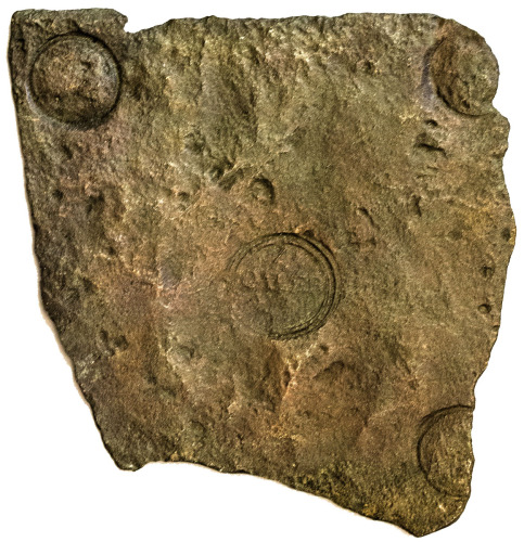 World Coins - Europe，SWEDEN: Frederick I, 1720-1751, AE 4 daler plate money, Avesta, DM, KM-—, cente