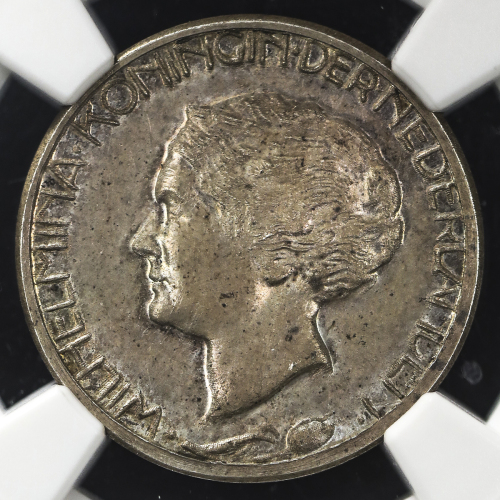 NETHERLANDS Kingdom 连合王国 Pattern Gulden 1928 NGC-PF63 Proof UNC