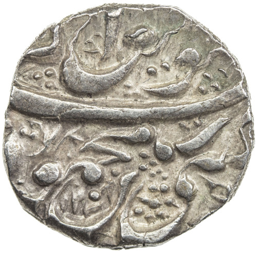 India - Princely States，SIKH EMPIRE: AR rupee (10.96g), Derajat, AH1238 year 3, KM-373, Herrli-07.01