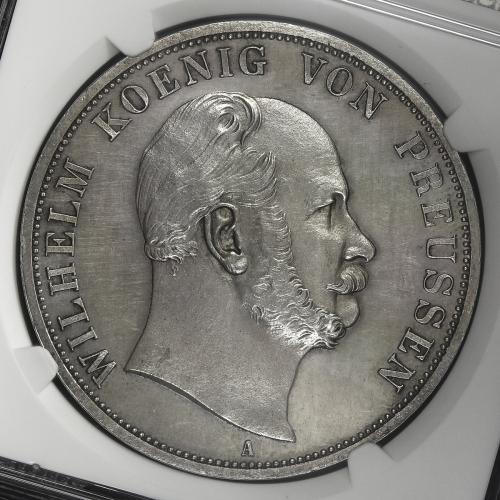 GERMANY Prussia プロシア 2Taler 1871A NGC-PF61 Proof AU