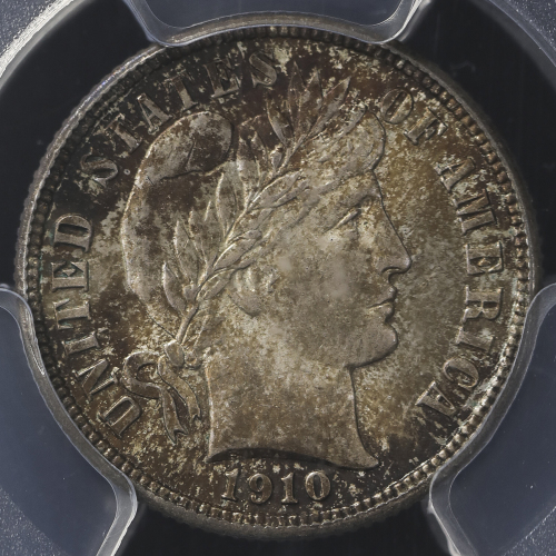USA アメリカ合众国 10Cents 1910 PCGS-MS64 UNC
