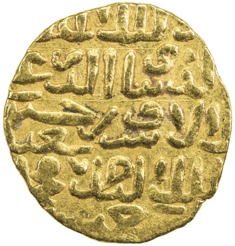 Islamic - Spain & North Africa，BAHRI MAMLUK: Ali II, 1376-1381, AV dinar (5.50g) (Dimashq), AH77x, A